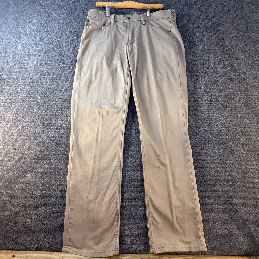 Levi's 541‎ Men's Jeans 33x32 Athletic Taper Stretch Tan Khaki Pants